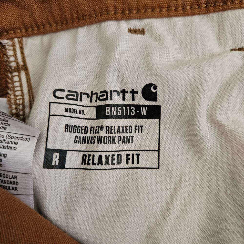 Carhartt Women's Essential Ashland Cargo Pant Brown Sz 10 Reg EUC - Picture 6 of 12